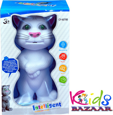 

KidsBazaar Intelligent Touching Tom cat with wonderful voice(White, Grey)