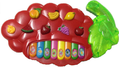 

New Pinch Musical Fruit Piano For Kids(Multicolor)