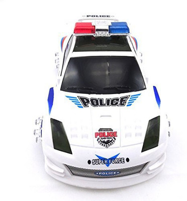 Srihpe 3D POLICE CAR WITH LIGHT AND MUSIC(Multicolor)