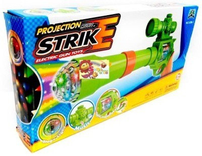 

Shop & Shoppee Projection & Musical Strike Electric Toy Gun For Kids(Multicolor)