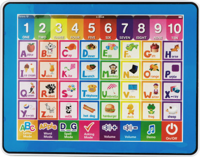 

Walk Over Totally Toys Ypad English Learner Computer(Multicolor)