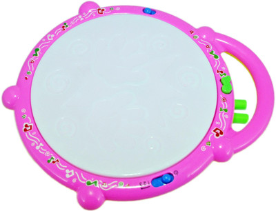 

Babysid Collections Flash Drum with Stick and Flashing Lights(Multicolor)