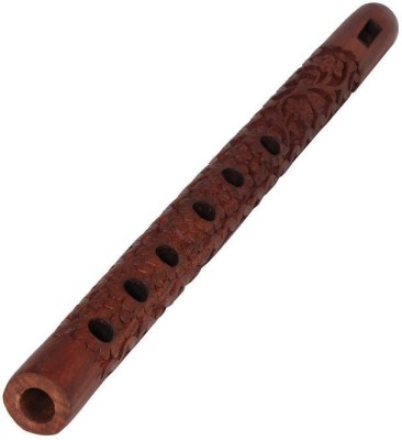 

Woodpedlar Flute Carving Wooden Player Bansuri Lord Krishna New Musical Instrument(Brown)