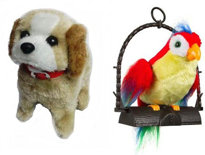 

Shop & Shoppee Fantastic Puppy & Talking Parrot Combo(Multicolor)