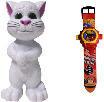 

Aquaras white tom cat and kids projector watch pack of 2(Multicolor)