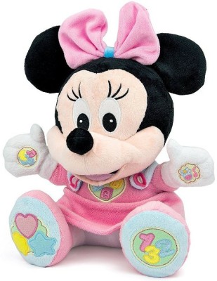 

Instabuyz TALKING PLUS WITH RATTLE MICKEY TOY FOR KIDS(Pink)
