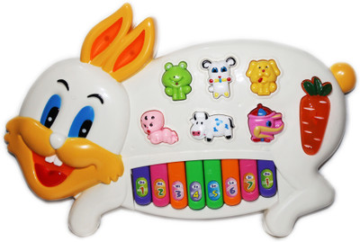 

Toys Hub Rabbits's Musical Piano(Multicolor)