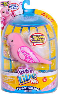 

Winning Moves S3 Bird Single Pack BubblePop - Little Live Pets(Pink)