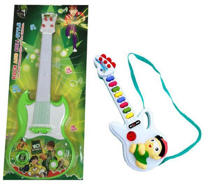 

Shop & Shoppee Combo of Ben 10 & Musical Button Guitars(Multicolor)