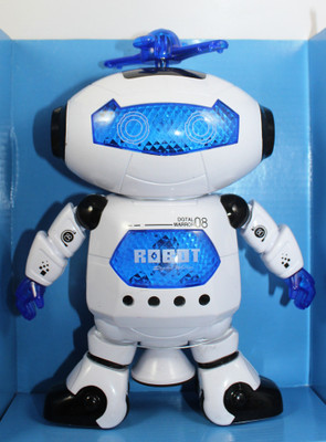 

Aryash Highbrow Creation Naughty Dancing Robot(White, Blue)
