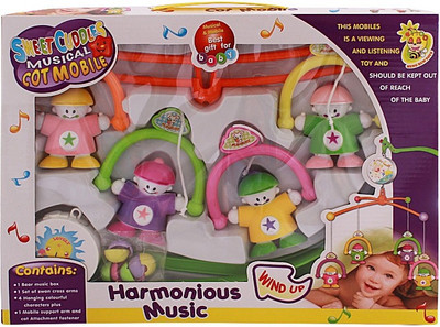 

Lovely Collection Sweet Cuddles Musical Cot Mobile(Multicolor)