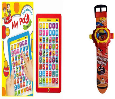 

Aquaras my pad and angry bird watch(Multicolor)