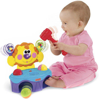 

Fisher-Price Go Baby Go Bop & Rock Musical Lion(Multicolor)