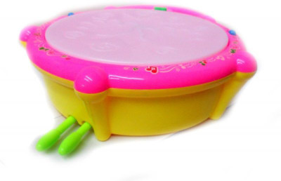 

Zeemon Musical Flash Drum Toy Light Sound with 2 Sticks(Multicolor)