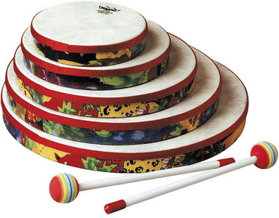 

Remo Kids Percussion, Hand Drum, Fabric Rain Forest(Multicolor)