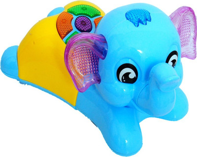 

Origin Musical & Moving Baby Elephant With Lights(Multicolor)