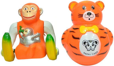 

New Pinch Combo Of Musical Monkey And Roly Poly For Kids(Multicolor)