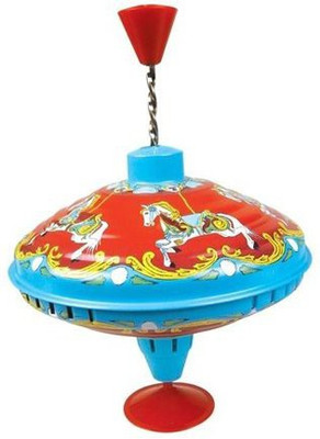 

Tobar Traditional Metal Carousel Humming Top by Tobar(Multicolor)