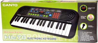

AM Enterprises Black 37 Keys Musical Electronic Piano Keyboard Player(Black)