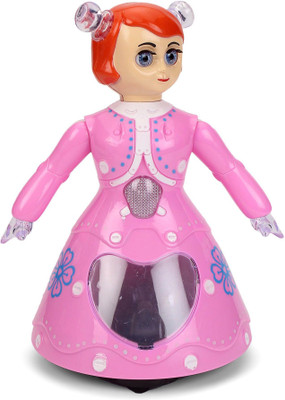 

Smiles Creation Rotational 3D Light & Musical Dancing Princess Doll(Multicolor)