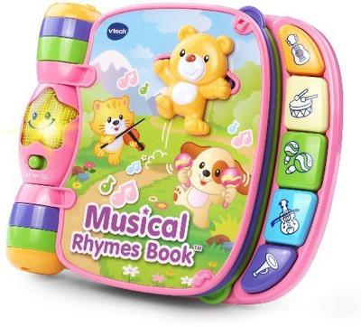VTech Nursery Musical Rhymes Book(Pink)