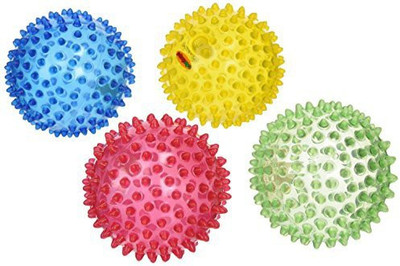 

Edushape See-Me Sensory Balls, Translucent, 4 Count(Multicolor)