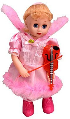

Smiles Creation Violin Playing Baby Princess Musical Doll With Lightsal(Pink)