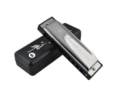 

Swan Harmonica Key B-tone SZ888B(Silver)