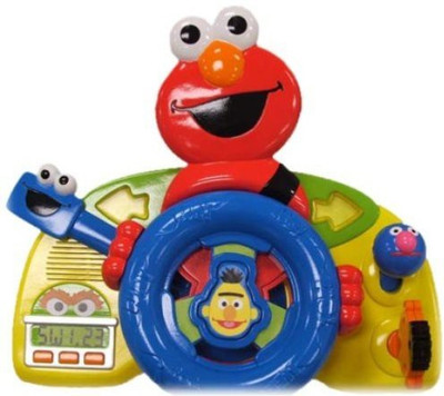 Fisher-Price Sesame Street Giggle N Go Driver - Elmo(Multicolor)