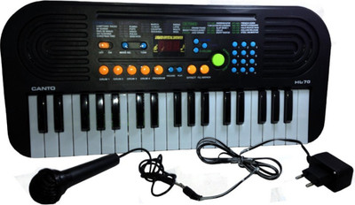 

Cp Bigbasket 37 KEY CANTO HL 70 ELECTRONIC MUSICAL KEYBOARD PIANO TOY FOR KIDS(Black, White)