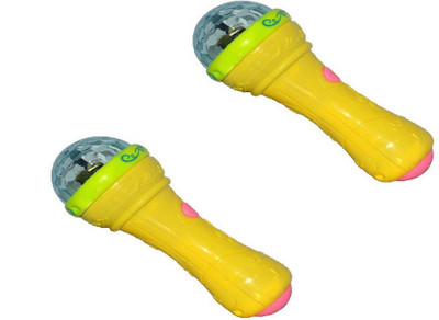 

Variety Gift Centre 3D Lights Handheld Mike Musical Toy(pack of 2)(Multicolor)