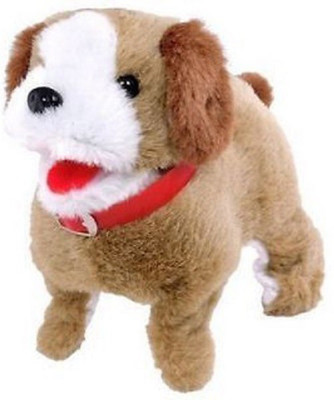 Cuddles collections Jumping Dog For Kids(Brown)