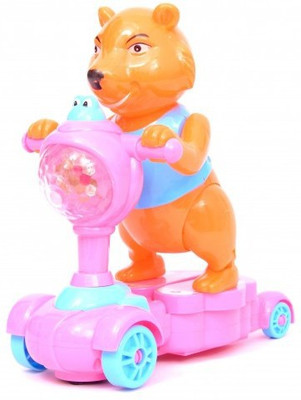 

MERATOY.COM BATTERY OPERATED BEAR SCOOTER(Yellow)
