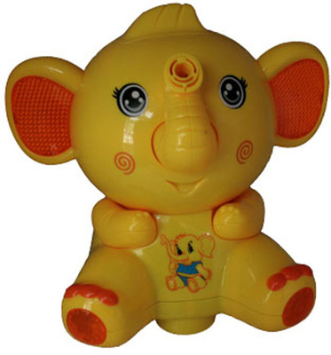 

Adraxx Kids Elephant Bubble Blower Toy With Light And Sound-2(Yellow)