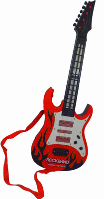 

Shop4everything Rockband Guitar (Light And Sound)Realistic Features.(Red, White)