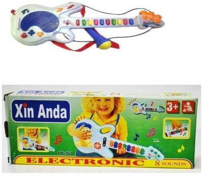 

Phoenix Xinanda Kid's Electronic Guitar With Microphone(Multicolor)