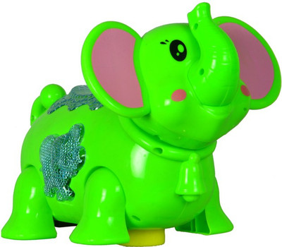

Deep Cute Elephant Bump & Go with Music & Light(Multicolor)