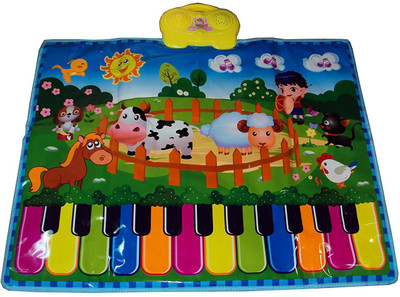 

Taaza Garam play learn grow Musical Carpet birthday Baby Kid Child Farm Animal Musical Music Touch Play Singing Gym Carpet Mat Gift(Multicolor)