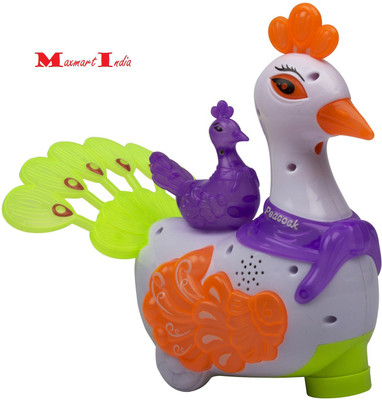 

MaxMart peacock flash electric with projection light(Yellow)