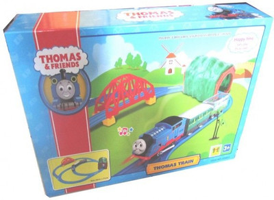

ToysBuggy Thomas & Friends style Train Set with Bridge & Tunnel(Multicolor)