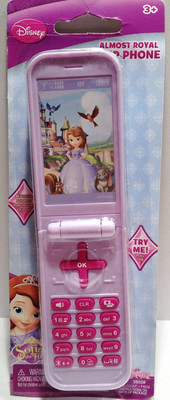 Disney Almost Royal Sofia the First Flip Phone(Pink)