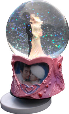 

Volik Rotating Pink Couple Waterdoom MusicBox(Multicolor)