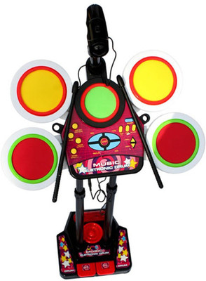 

Turban Toys Junior Drum Beat Electronic Set(Multicolor)
