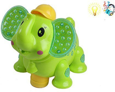 

Smiles Creation Bump And Go Flash Electric Elephant Projection(Multicolor)