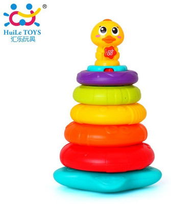 

Jaibros Rainbow Duck Musical Stack Toy for Kids(Multicolor)