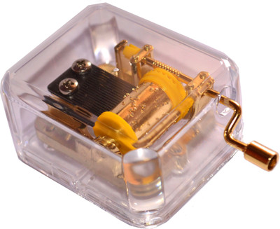 

Stylezit Handcrank Acrylic Music Box(Multicolor)