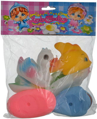 

Smiles Creation choo choo Toy 6 pcs Sea Fish(Multicolor)