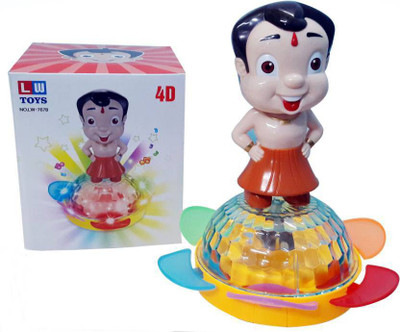 

Variety Gift Centre Dancing Flower CHOTTA BHEEM With Music and 3D Lights For Kids(Multicolor)