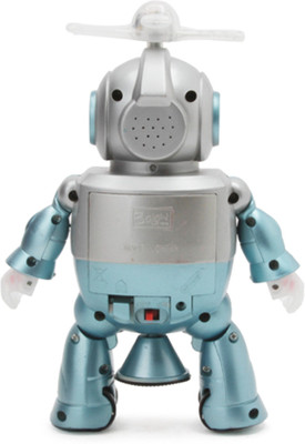 10 OFF on SH Musical Dancing Robot Toy Blue Silver on Flipkart