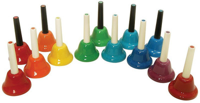 

Rhythm Band Instruments Note Chromatic Handbells(Multicolor)